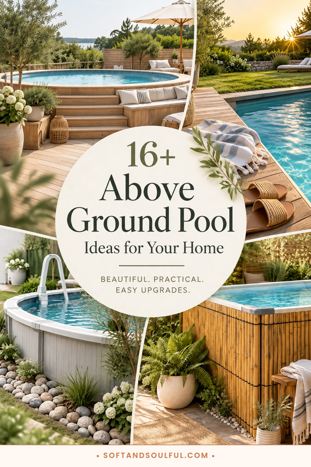 16+ Clever Above Ground Pool Ideas for Your Home