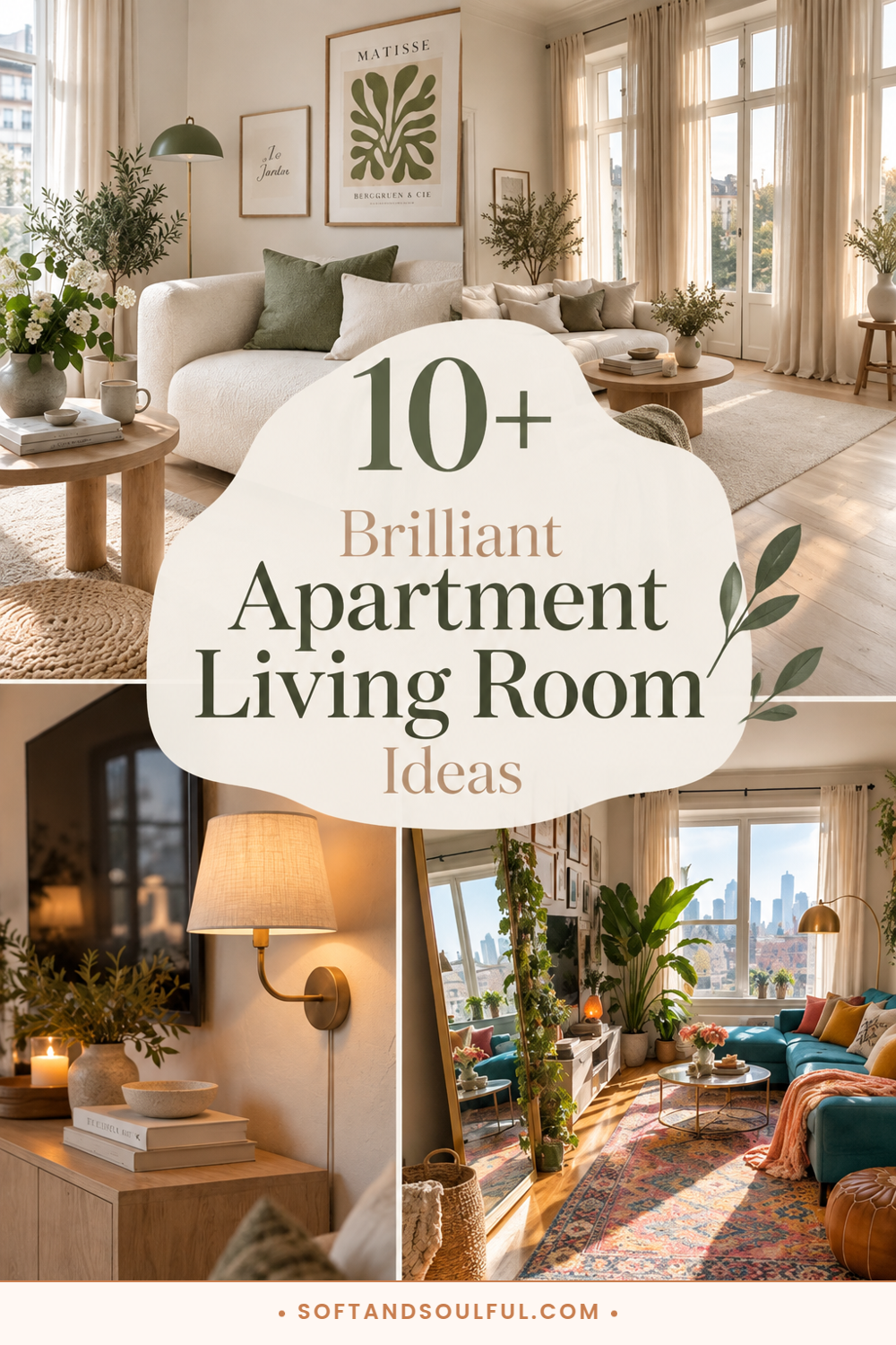 10+ Brilliant Apartment Living Room Ideas