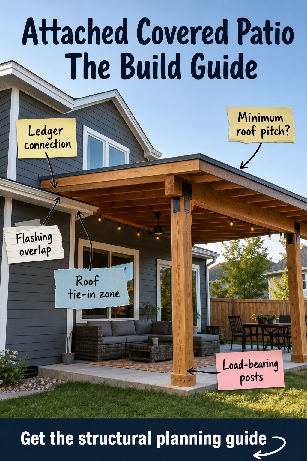 Attached Covered Patio Build Guide: Structural Plans & Steps