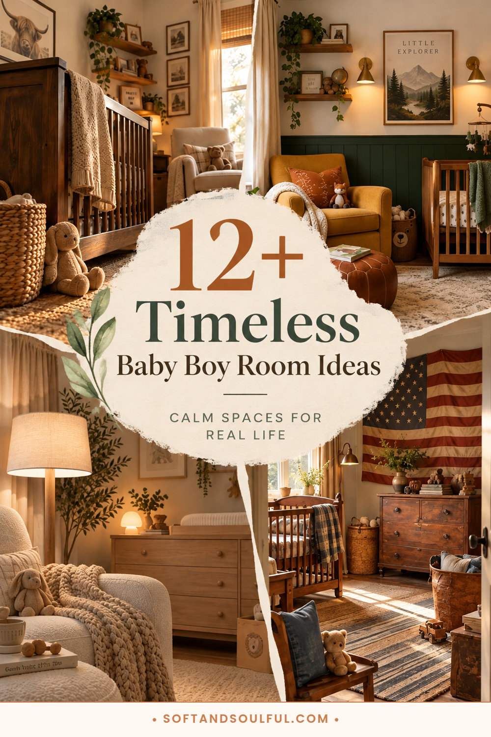 12+ Timeless Baby Boy Room Ideas