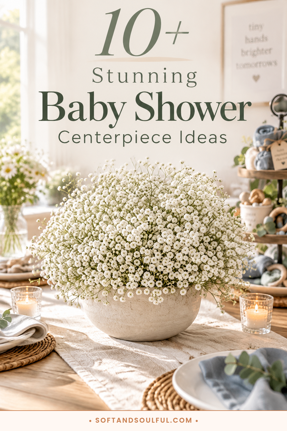 10+ Stunning Baby Shower Centerpiece Ideas