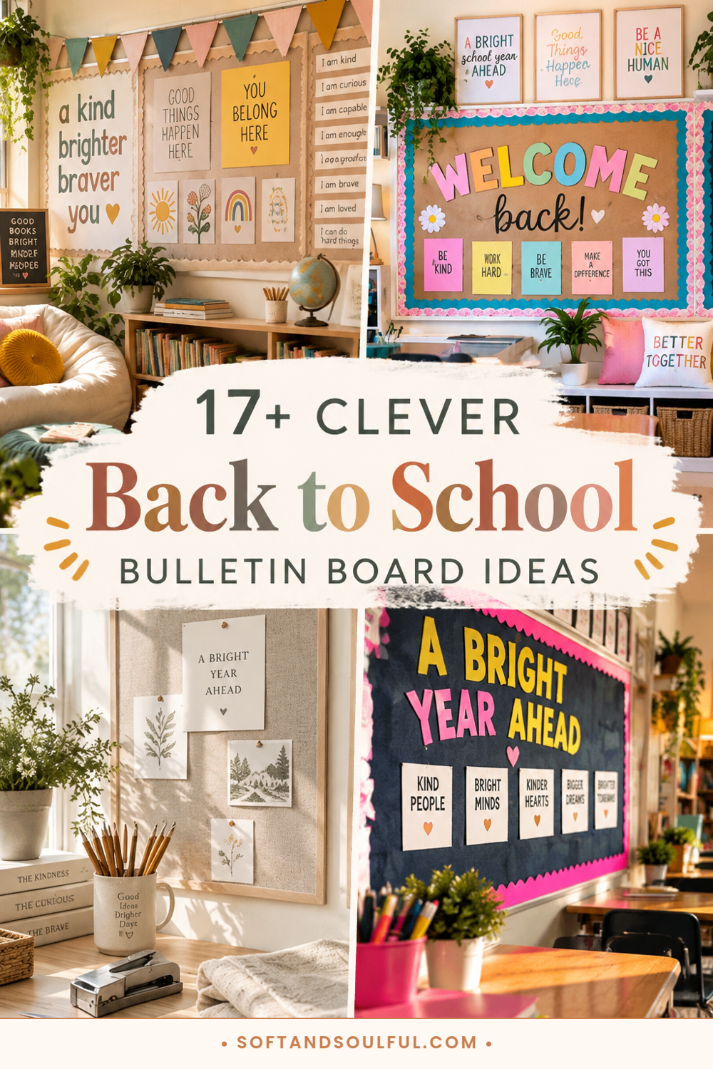17+ Clever Back to School Bulletin Board Ideas