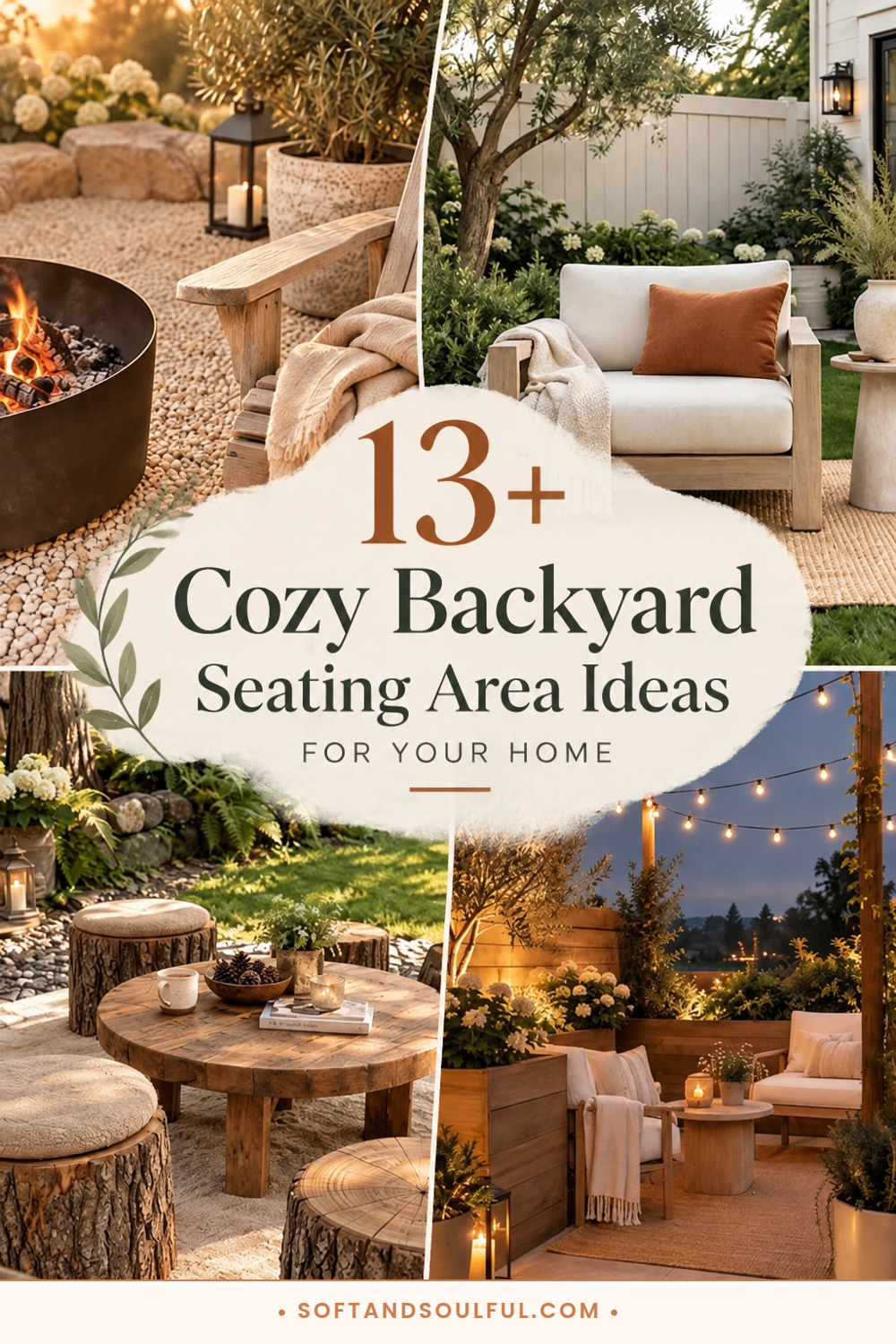 13+ Cozy Backyard Seating Area Ideas for Your Home