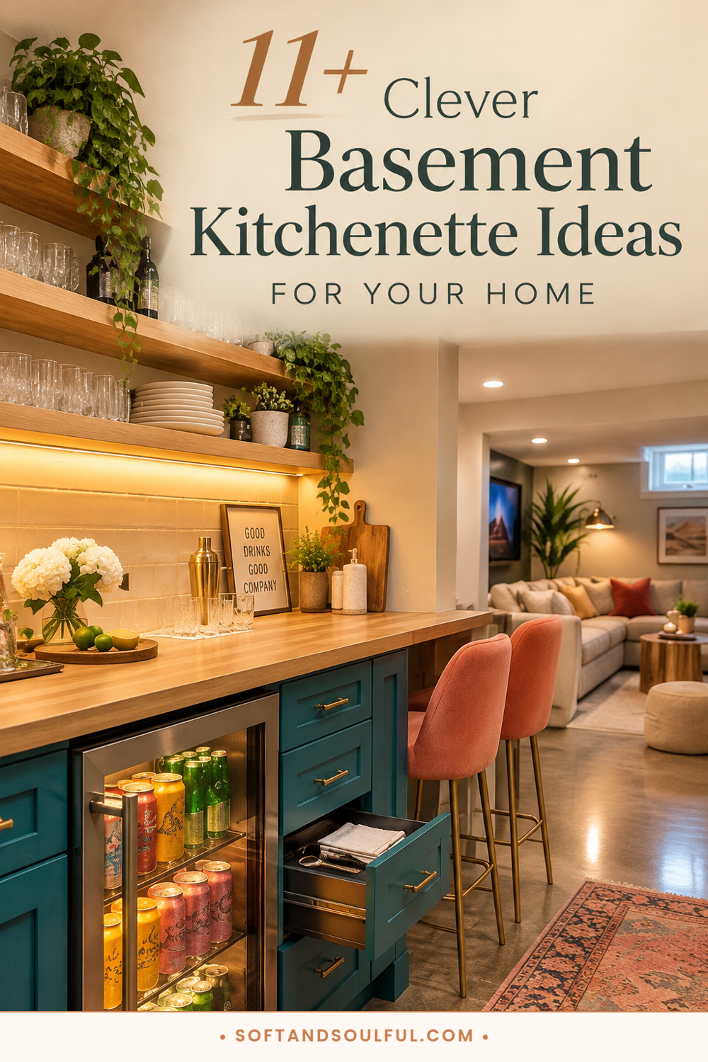11+ Clever Basement Kitchenette Ideas for Your Home