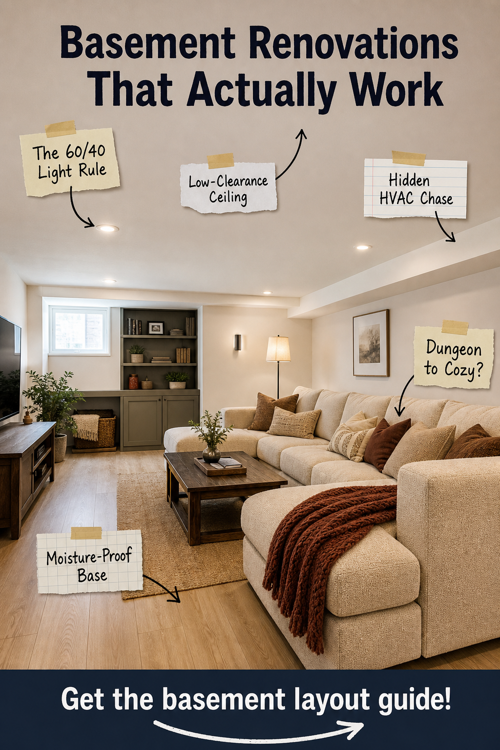 Basement Layout Guide: Materials and Plans That Actually Work