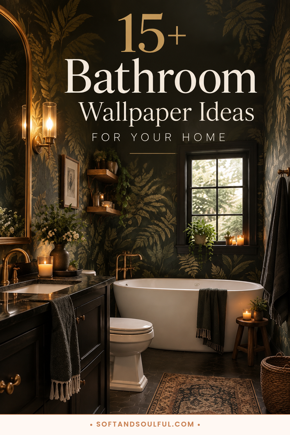 15+ Stunning Bathroom Wallpaper Ideas for Your Home