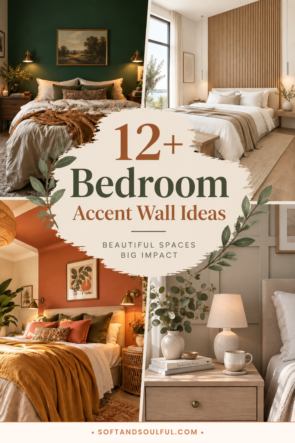 12+ Gorgeous Bedroom Accent Wall Ideas