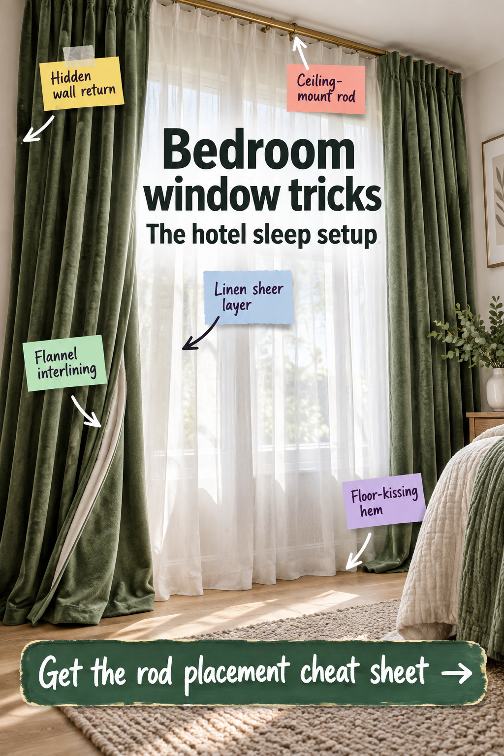 Bedroom Window Tricks: The Hotel Sleep Setup & Cheat Sheet