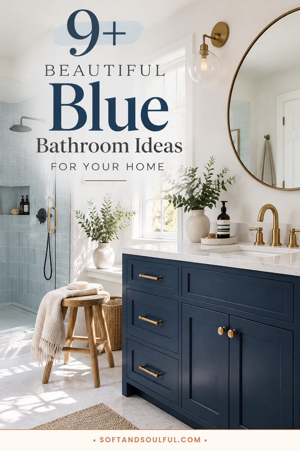 9+ Beautiful Blue Bathroom Ideas for Your Home