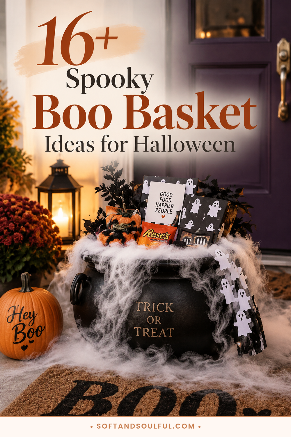 16+ Spooky Boo Basket Ideas for Halloween