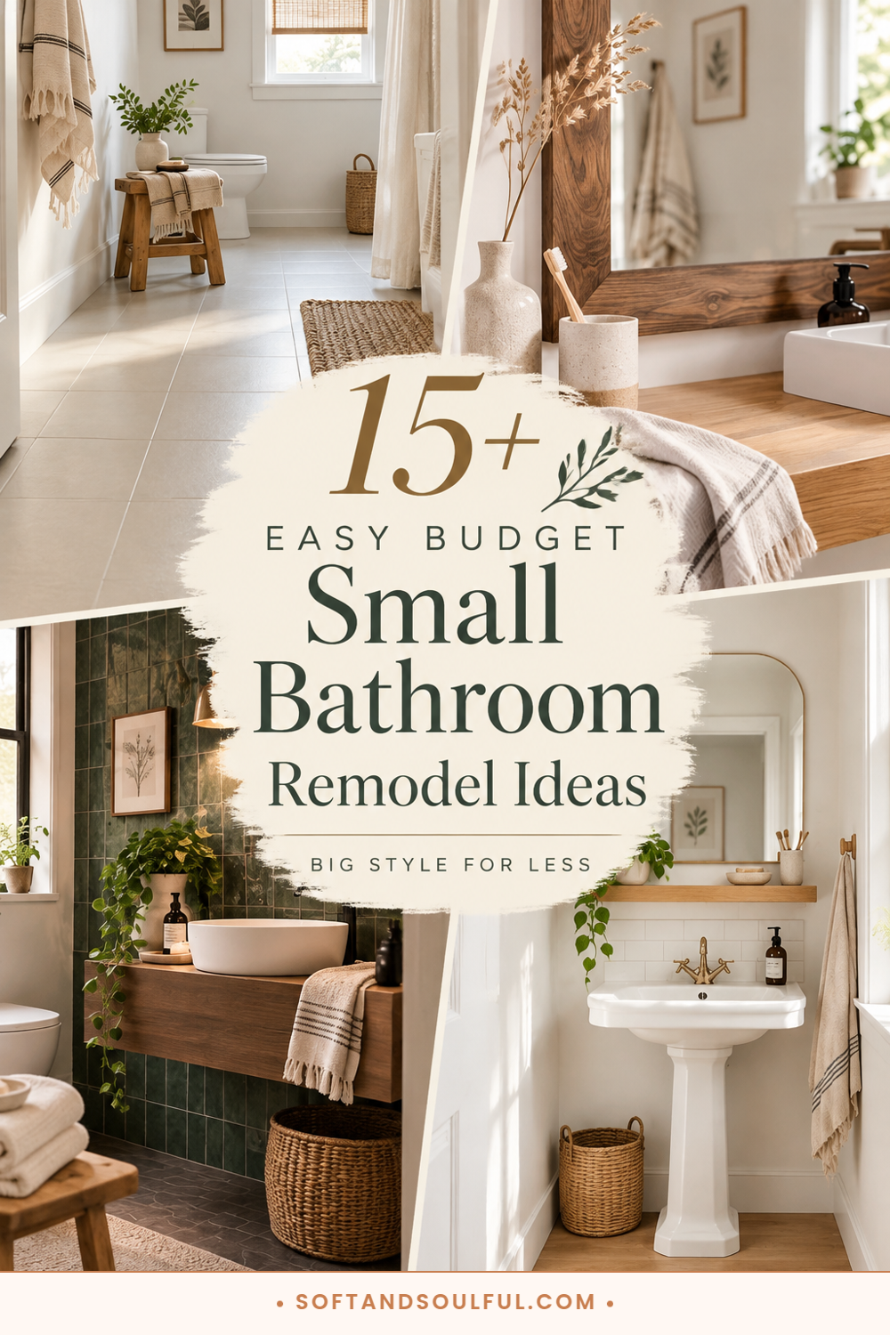 15+ Easy Budget Small Bathroom Remodel Ideas