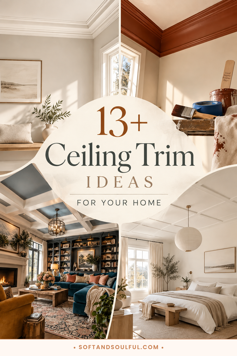 13+ Elegant Ceiling Trim Ideas for Your Home