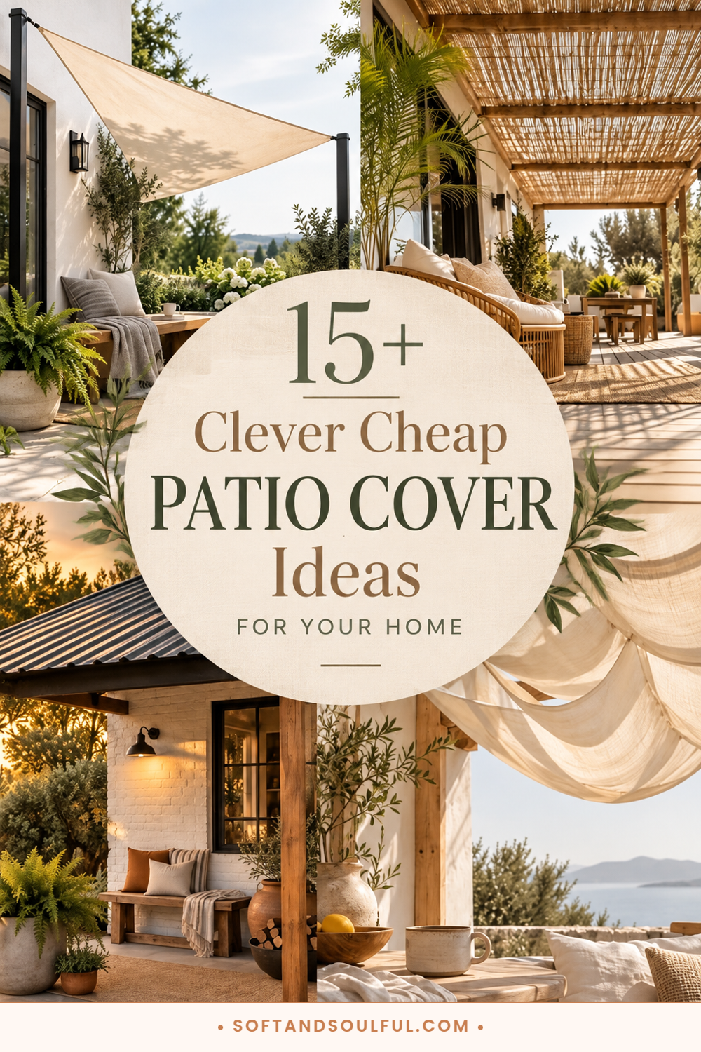 15+ Clever Cheap Patio Cover Ideas for Your Home