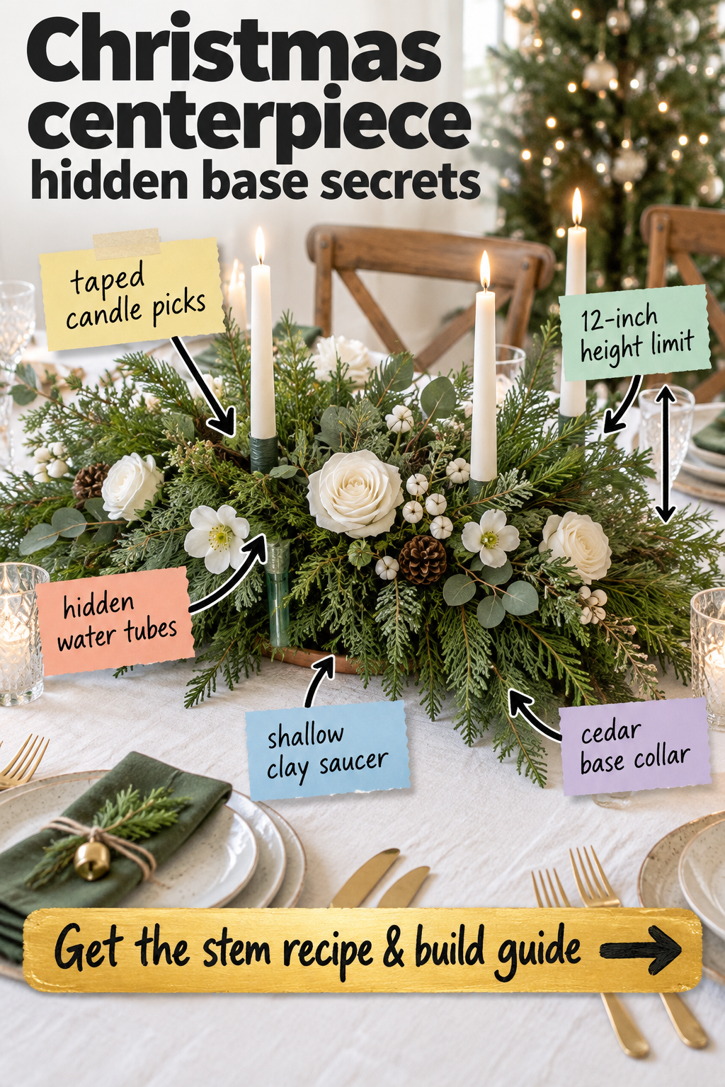 DIY Christmas Centerpiece: The Stem Recipe & Build Guide