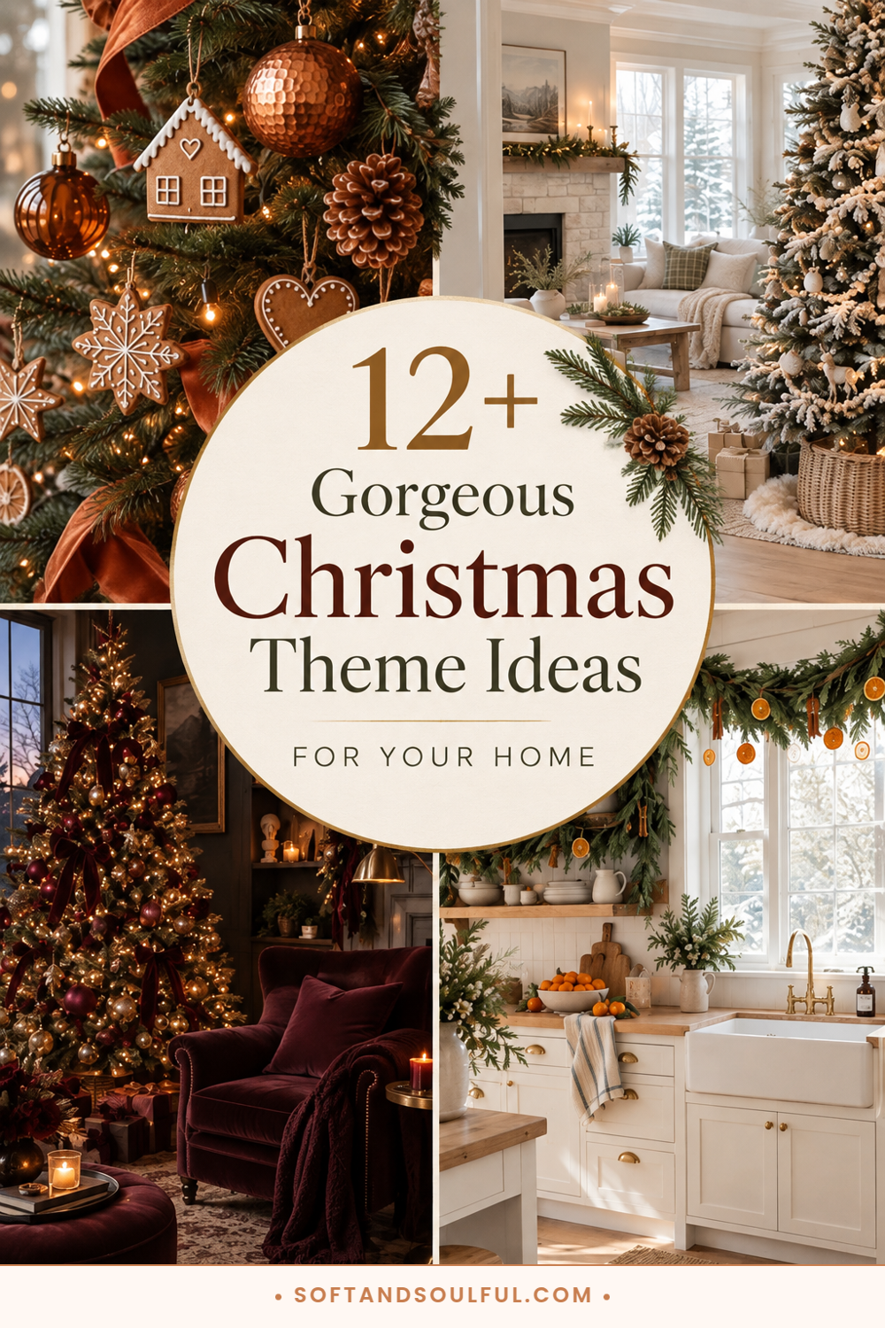 12+ Gorgeous Christmas Theme Ideas for Your Home