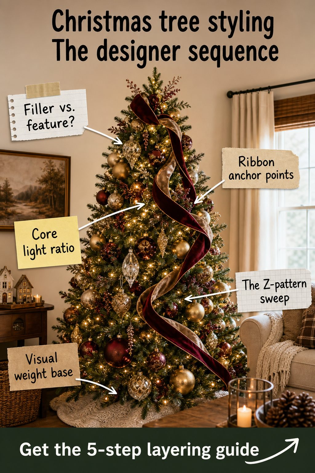 5-Step Christmas Tree Styling Guide: The Designer Sequence