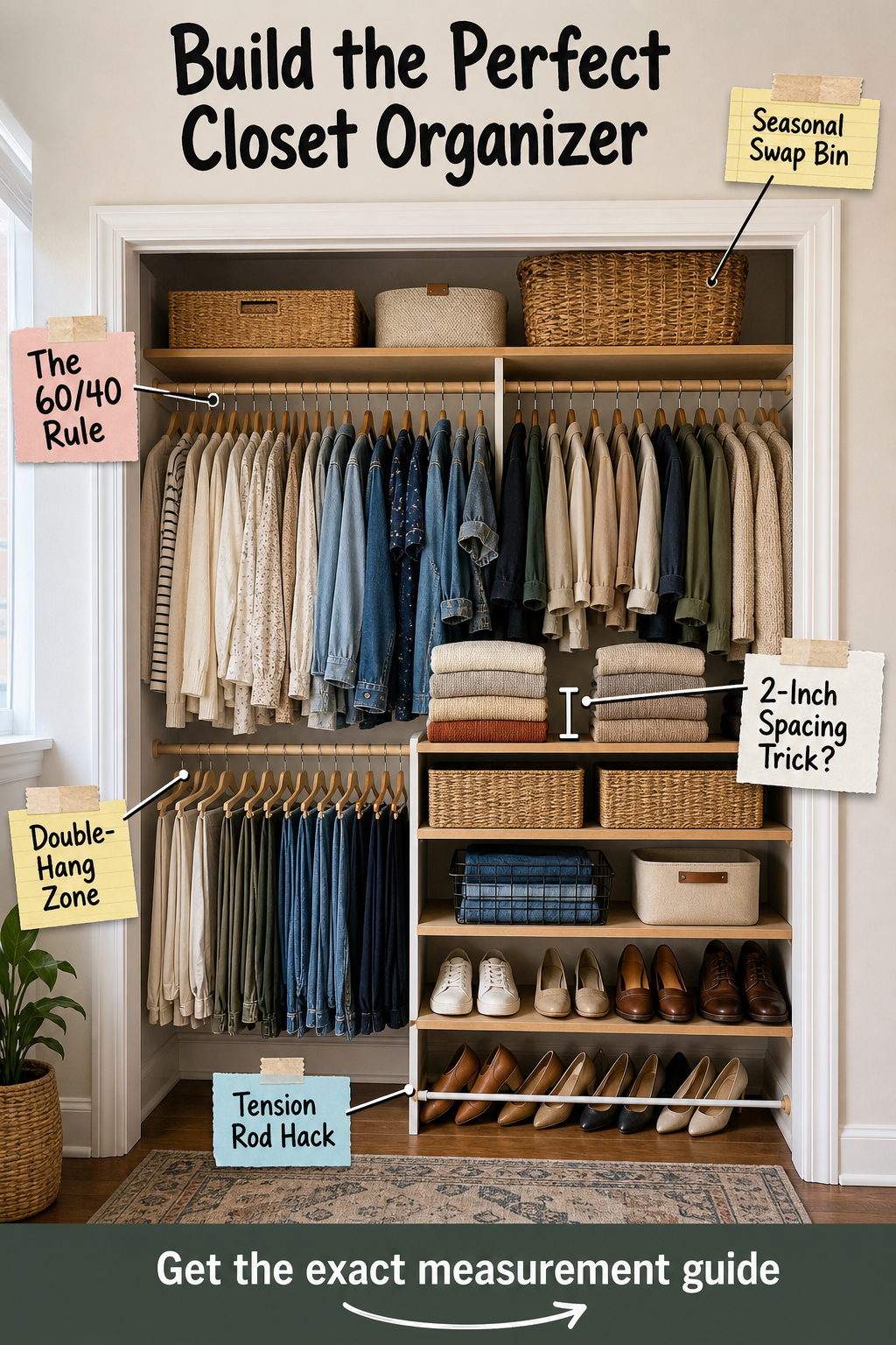 Build the Perfect Closet Organizer: Exact Measurement Guide