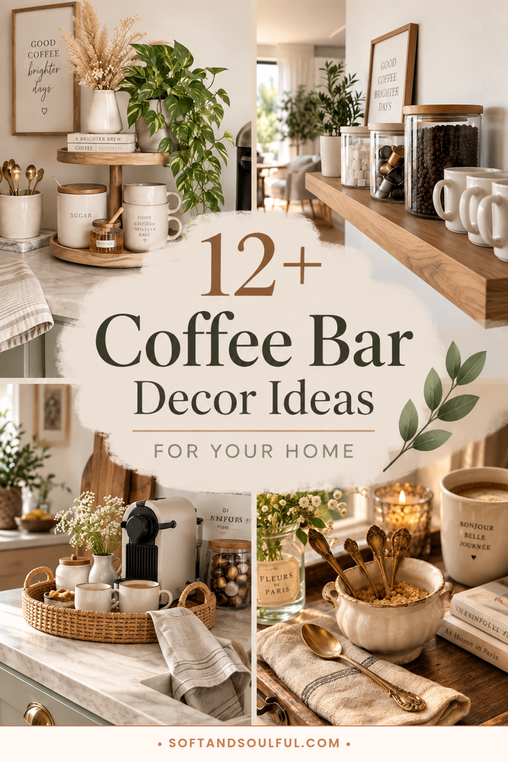 12+ Cozy Coffee Bar Decor Ideas for Your Home