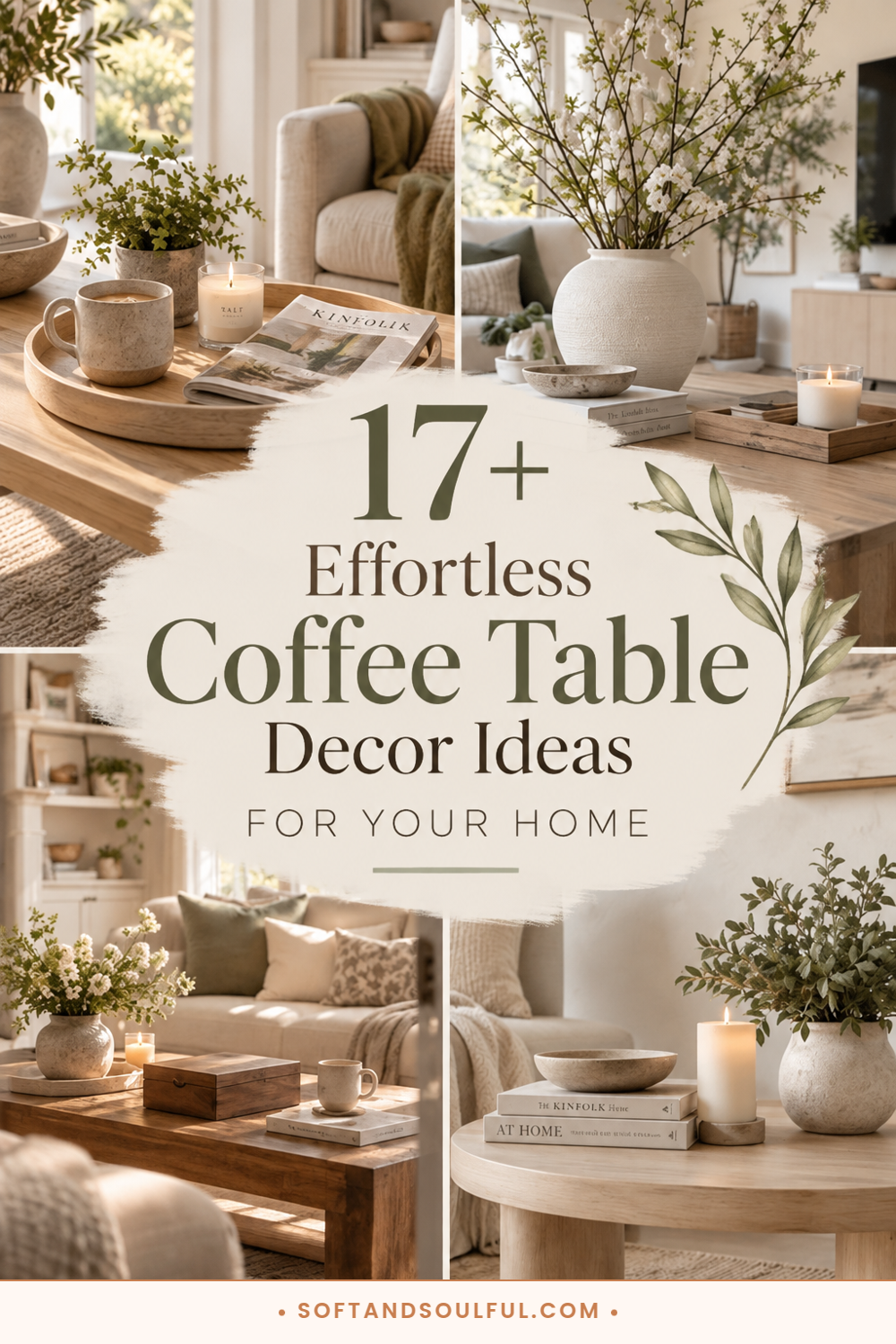 17+ Effortless Coffee Table Decor Ideas for Your Home