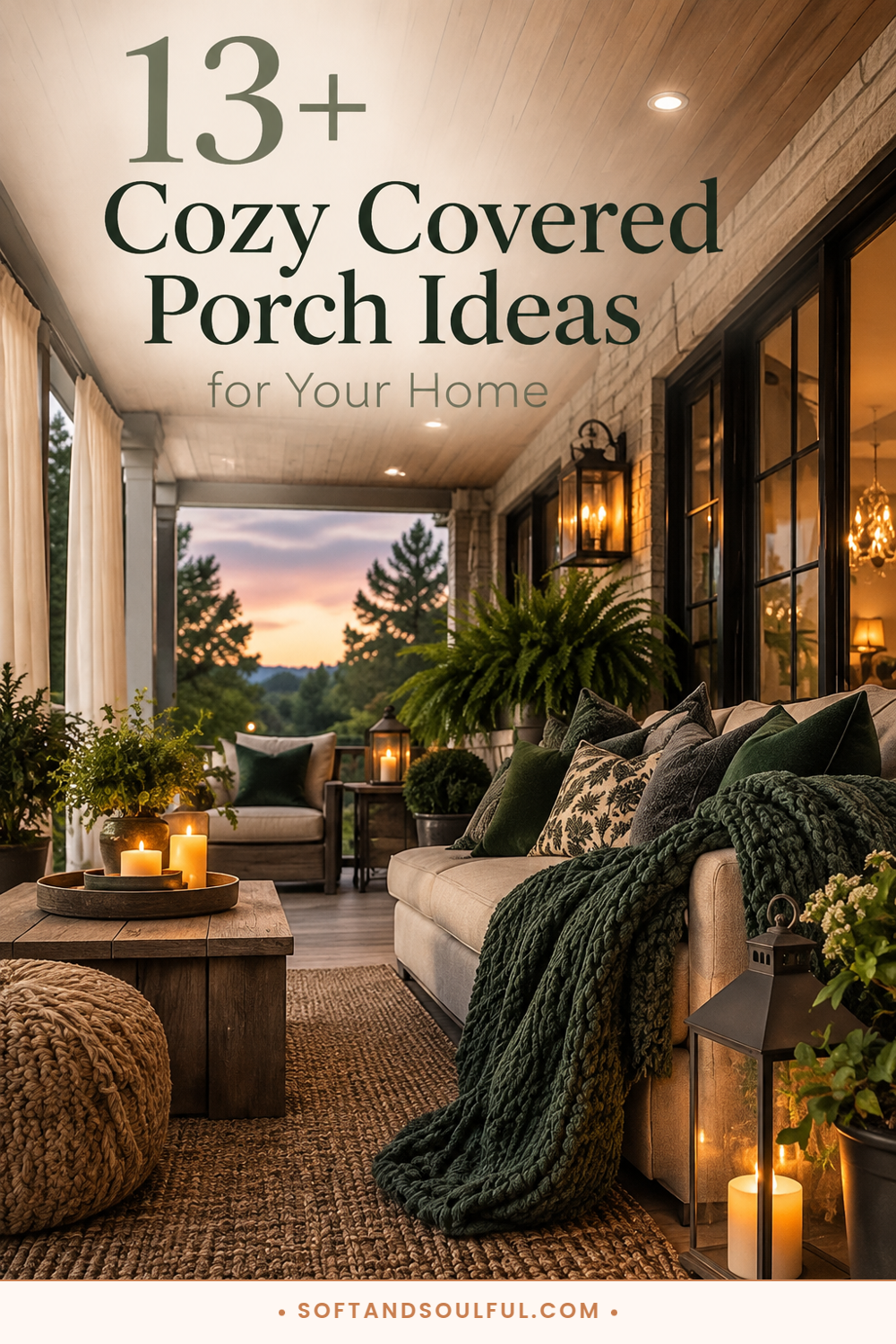 13+ Cozy Covered Porch Ideas for Your Home