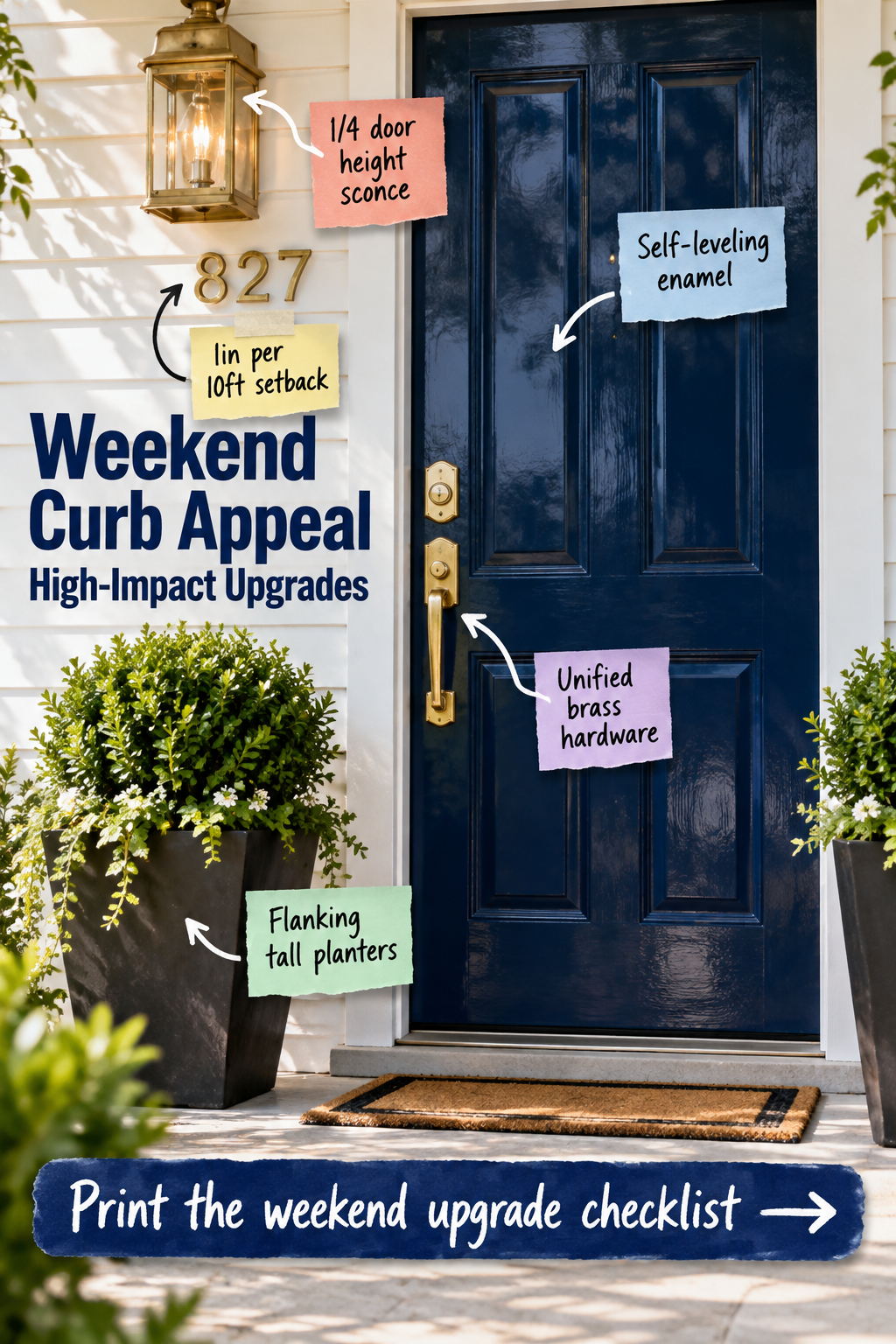 Weekend Curb Appeal: High-Impact Front Porch Upgrades