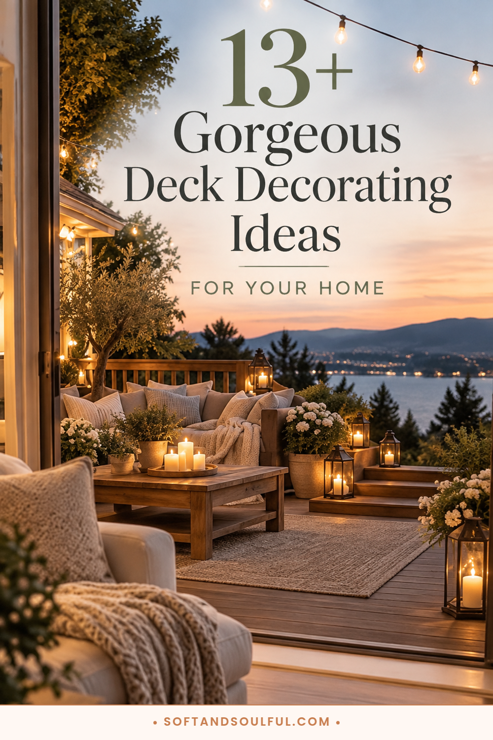 13+ Gorgeous Deck Decorating Ideas for Your Home