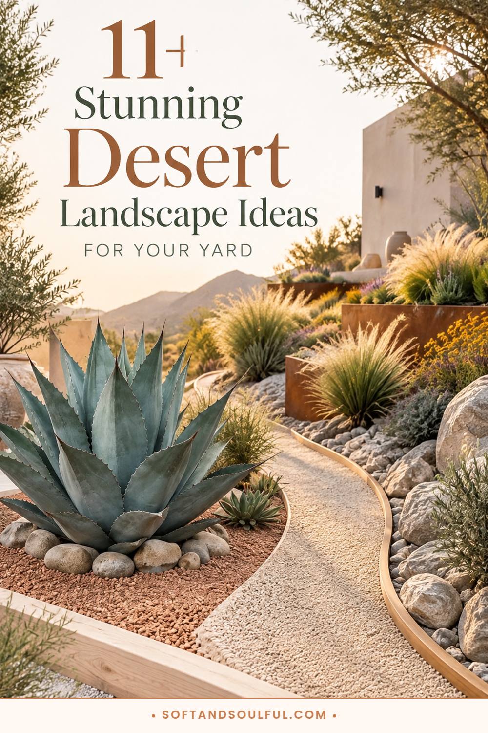 11+ Stunning Desert Landscape Ideas for Your Yard