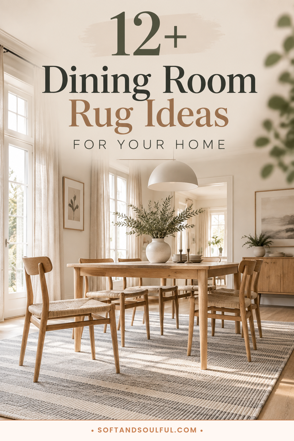 12+ Practical Dining Room Rug Ideas for Your Home