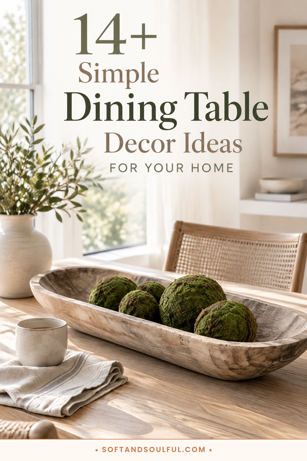 14+ Simple Dining Table Decor Ideas for Your Home