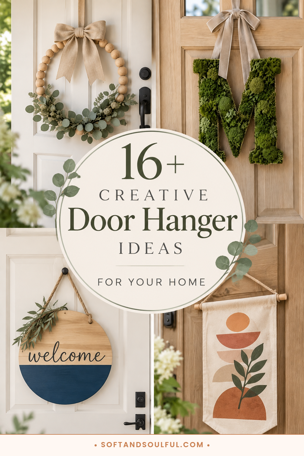 16+ Creative Door Hanger Ideas for Your Home