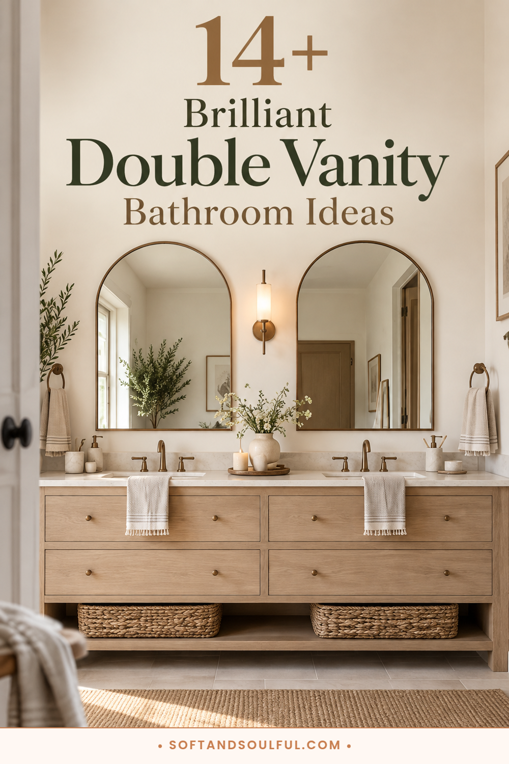 14+ Brilliant Double Vanity Bathroom Ideas