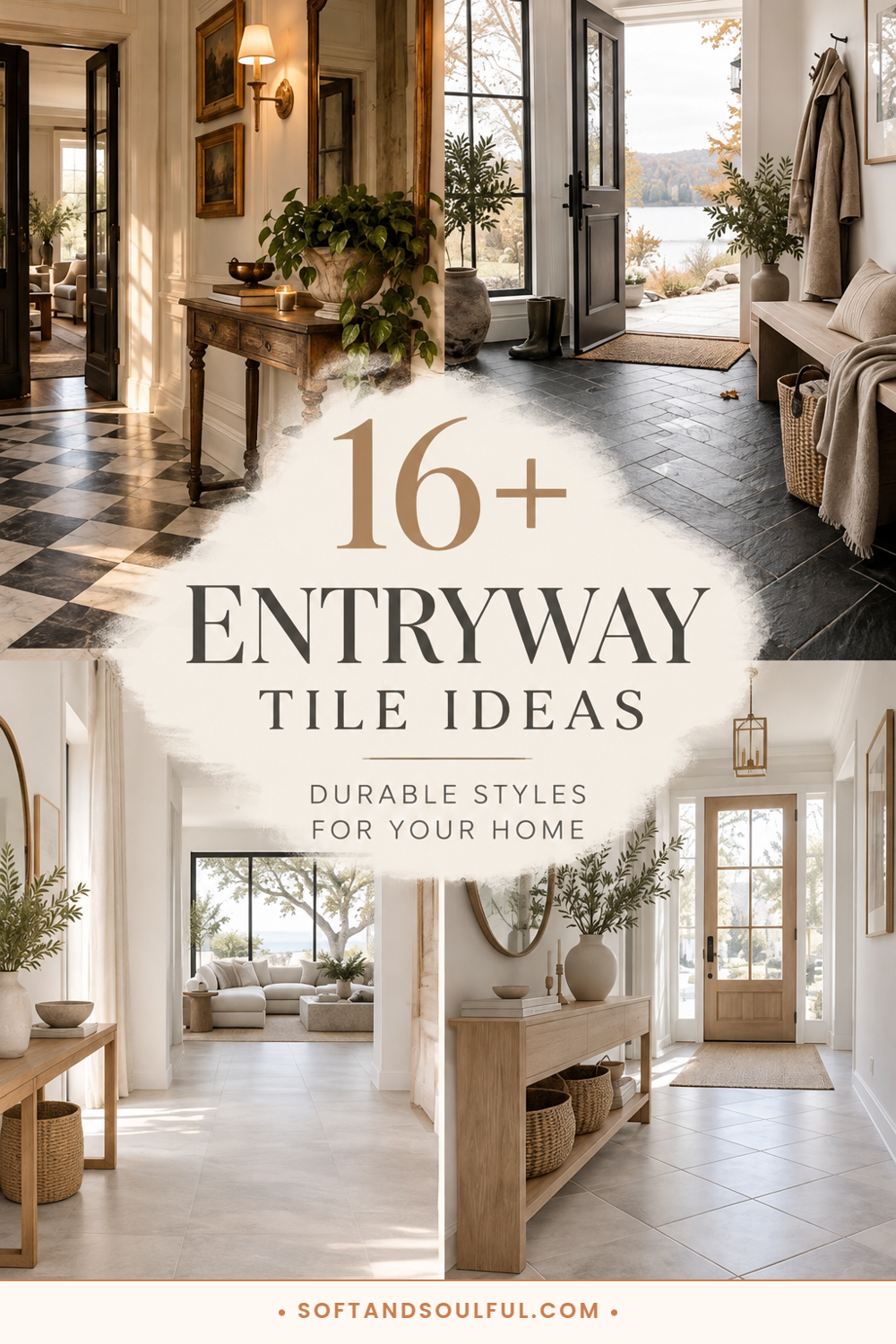 16+ Durable Entryway Tile Ideas for Your Home