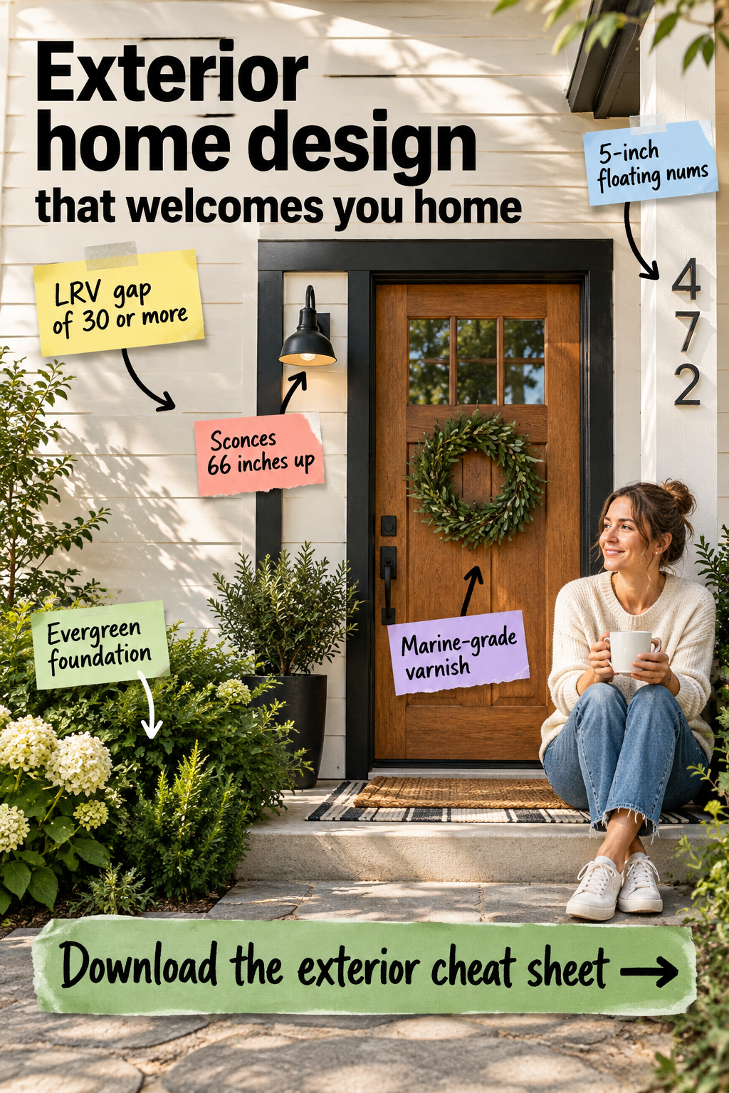 Exterior Home Design: Curb Appeal & Contrast Cheat Sheet