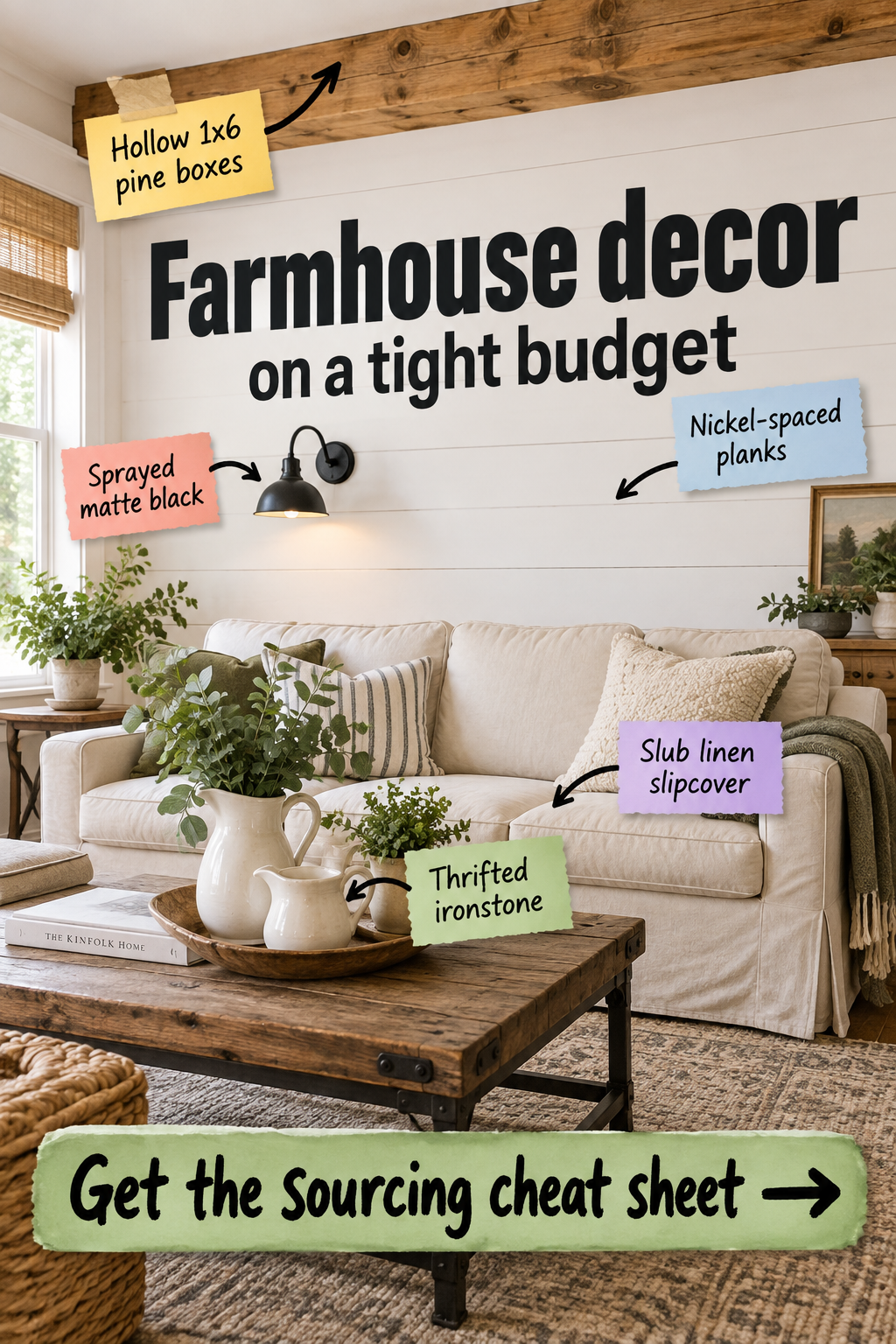 Budget Farmhouse Decor: The Ultimate Sourcing Cheat Sheet