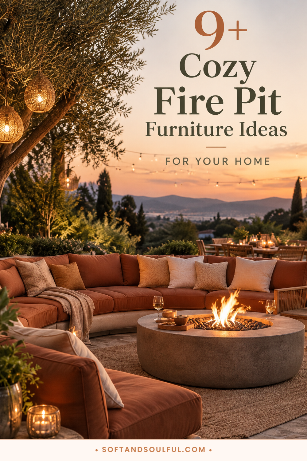 9+ Cozy Fire Pit Furniture Ideas for Your Home