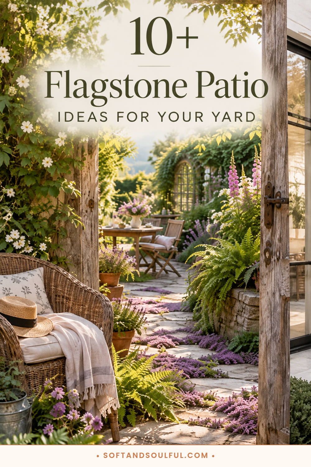 10+ Gorgeous Flagstone Patio Ideas for Your Yard