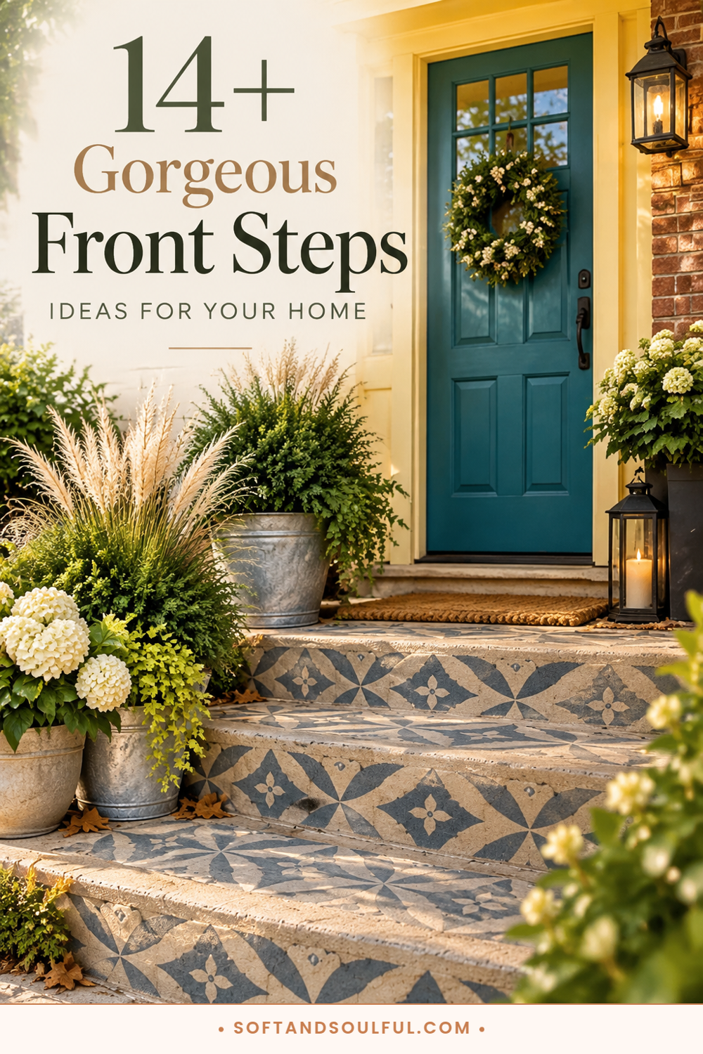 14+ Gorgeous Front Steps Ideas for Your Home