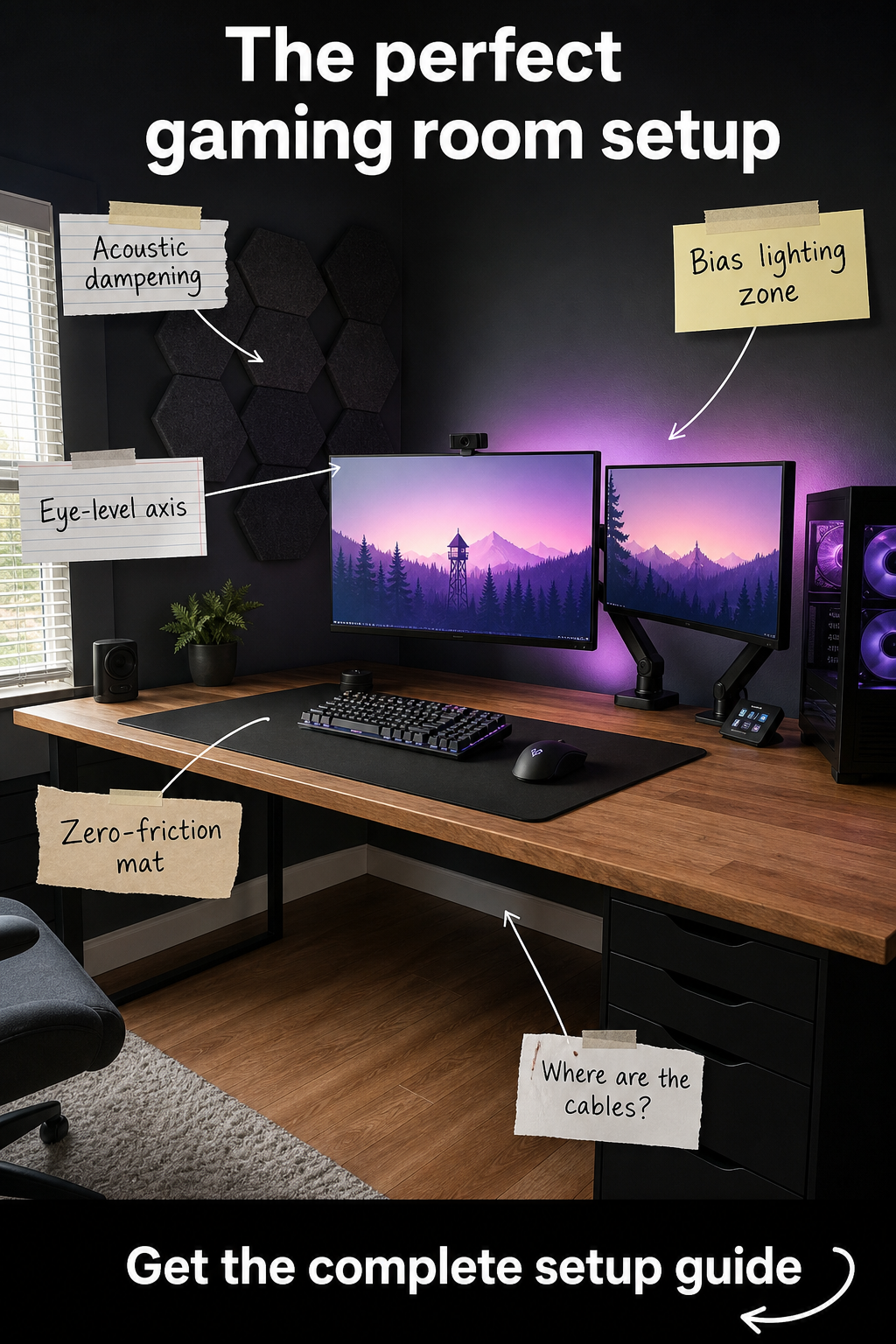 The Complete Gaming Room Setup and Bias Lighting Guide