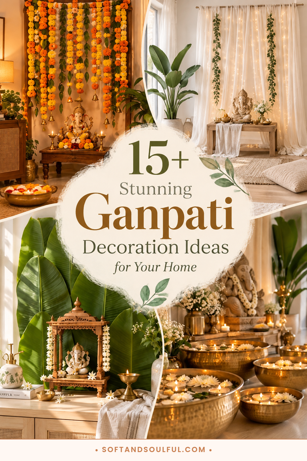 15+ Stunning Ganpati Decoration Ideas for Your Home
