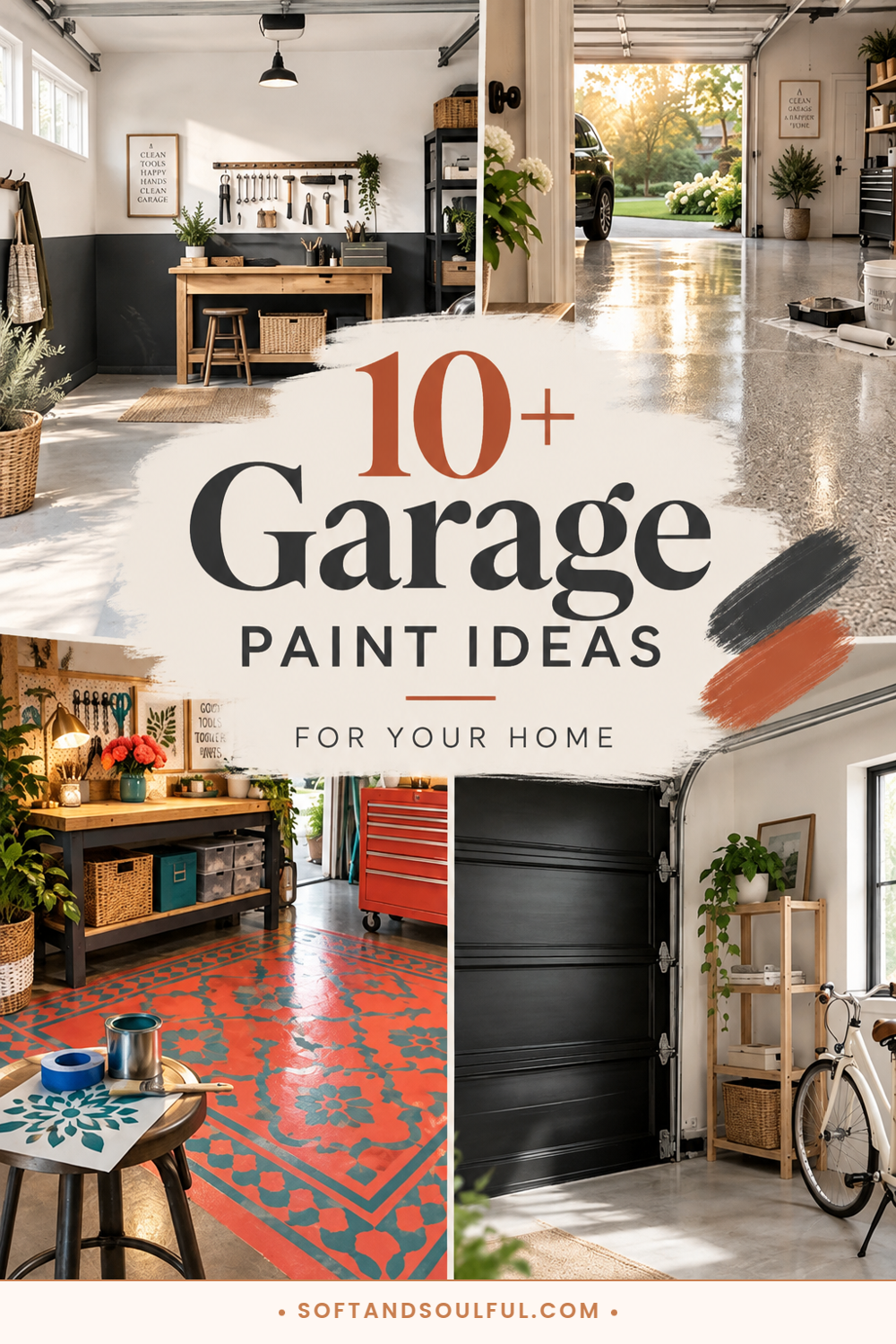 10+ Brilliant Garage Paint Ideas for Your Home
