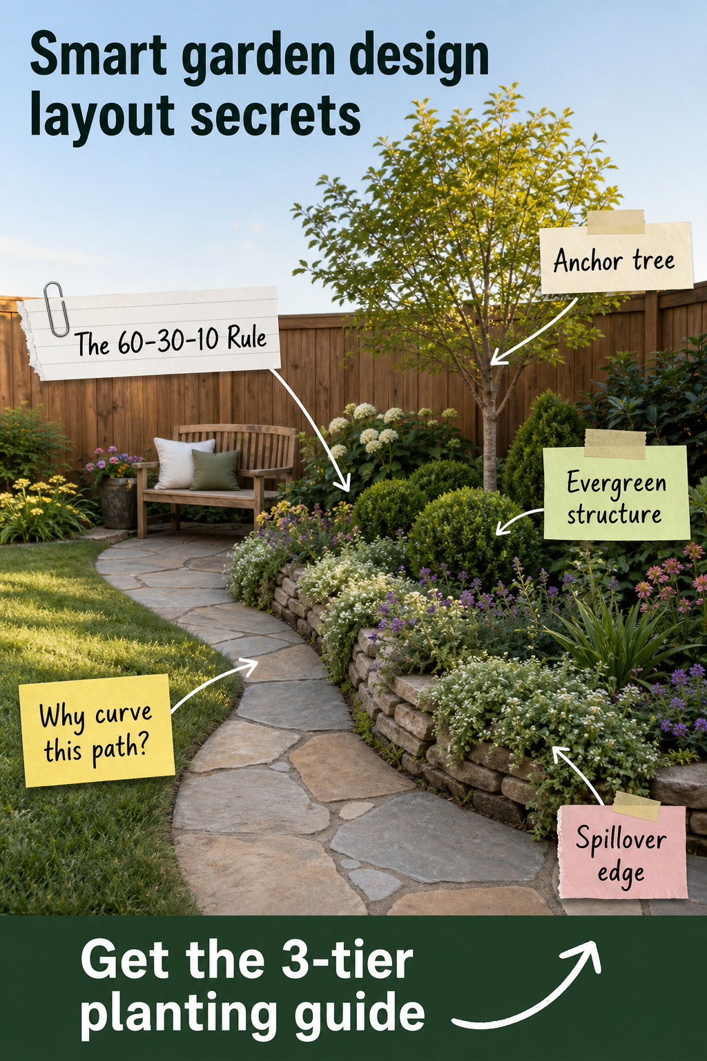 Smart Garden Design Layouts: Your 3-Tier Planting Guide