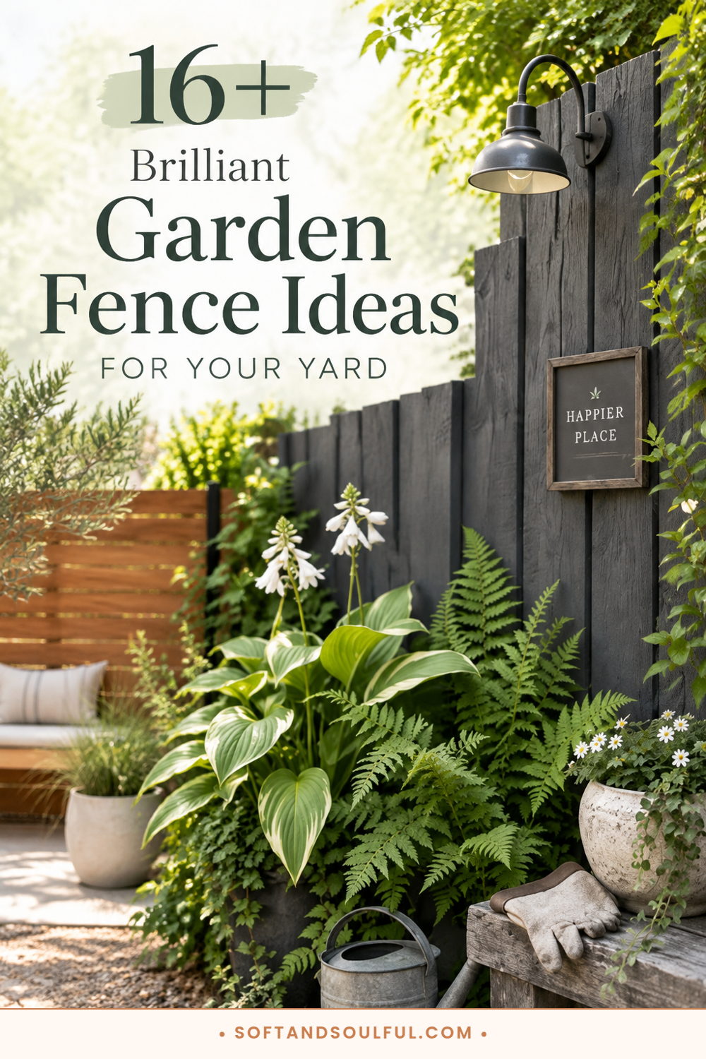 16+ Brilliant Garden Fence Ideas for Your Yard