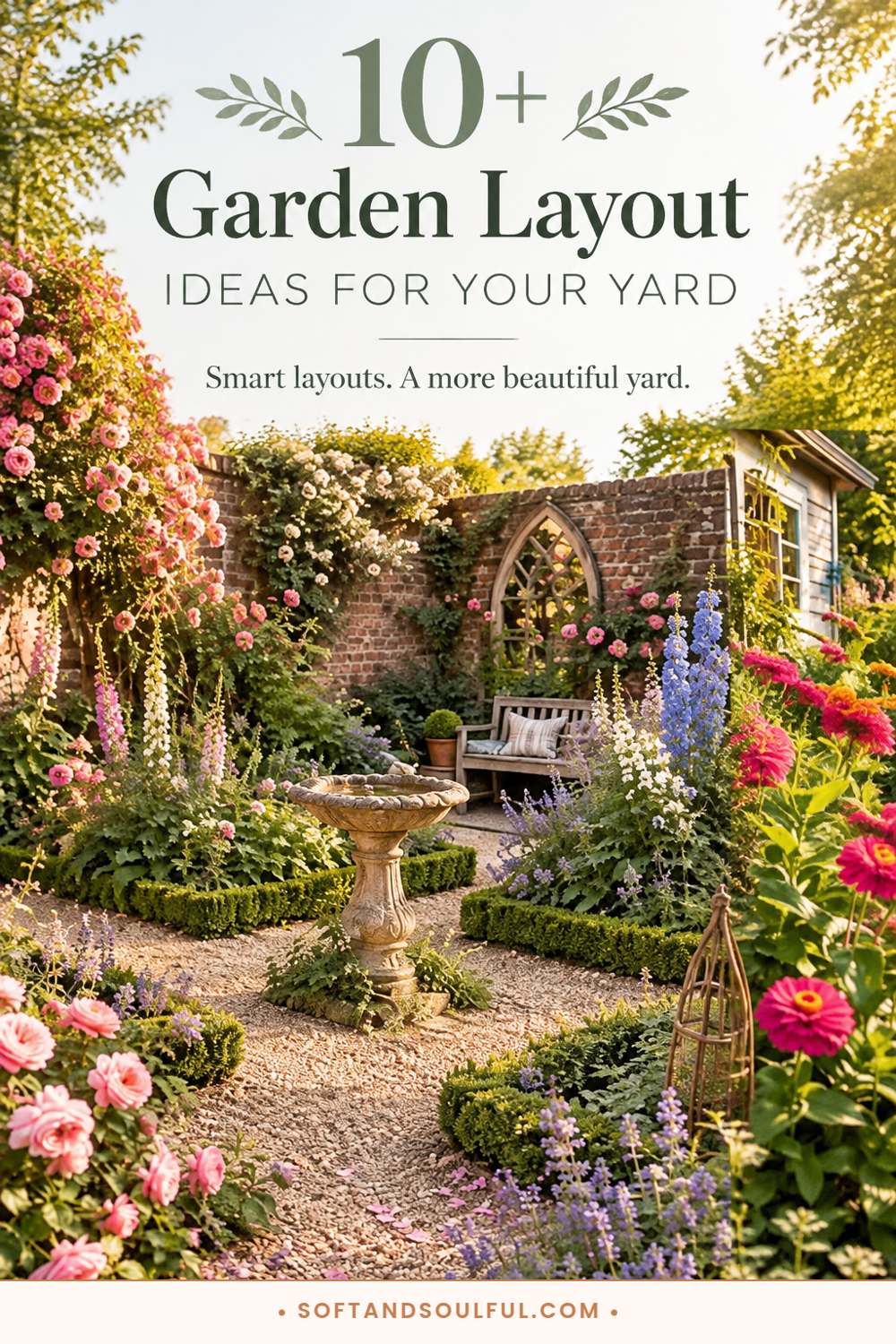 10+ Clever Garden Layout Ideas for Your Yard