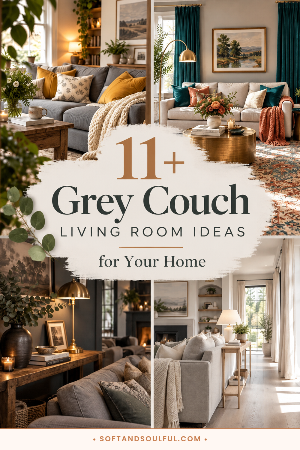 11+ Cozy Grey Couch Living Room Ideas for Your Home