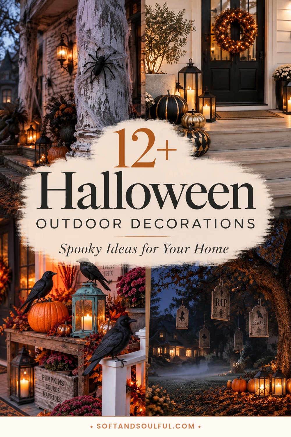 12+ Spooky Halloween Decorations Outdoor Ideas for Your Home