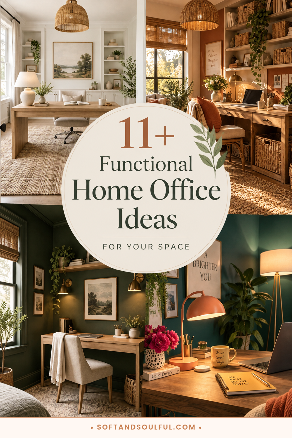 11+ Functional Home Office Ideas for Your Space