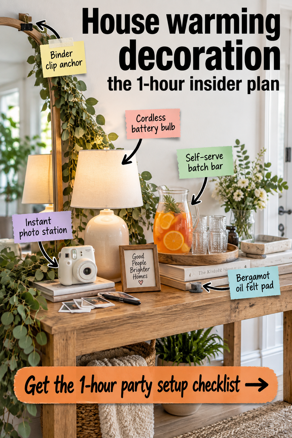 Housewarming Decoration: Your 1-Hour Party Setup Plan