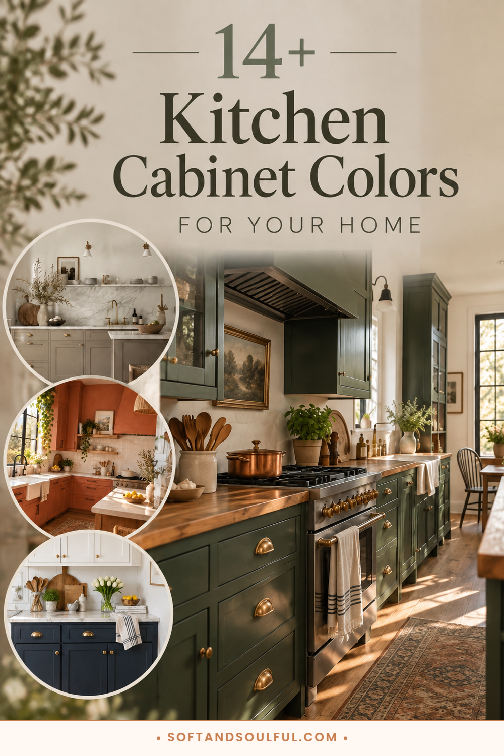 14+ Stunning Kitchen Cabinet Colors for Your Home