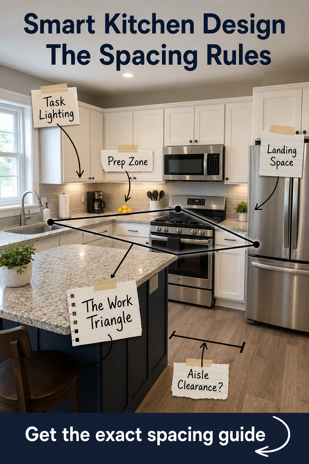 The Complete Kitchen Spacing Guide: Exact Layout Measurements