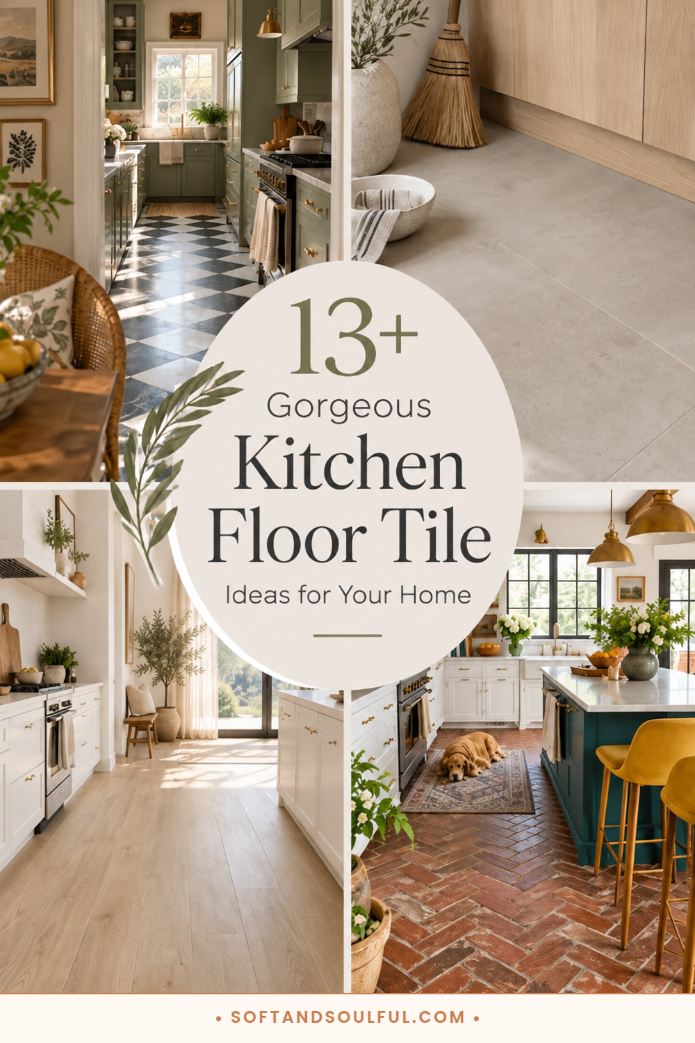 13+ Gorgeous Kitchen Floor Tile Ideas for Your Home